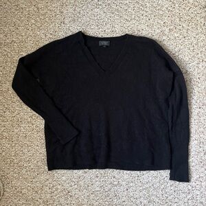 J. Crew Black Cashmere Sweater